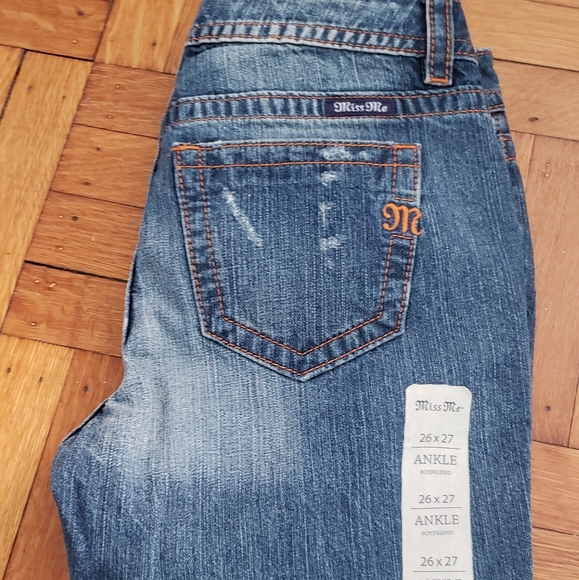 NEW W TAGS, MISS ME BOYFRIEND JEANS SIZE 26 - Picture 4 of 6
